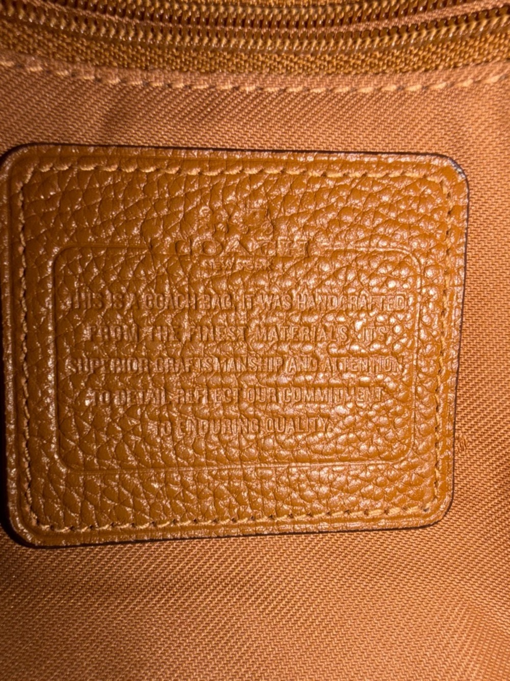 Coach Prairie Satchel Brown Pebbled Leather Crossbody Bag 34340 - Picture 2 of 15